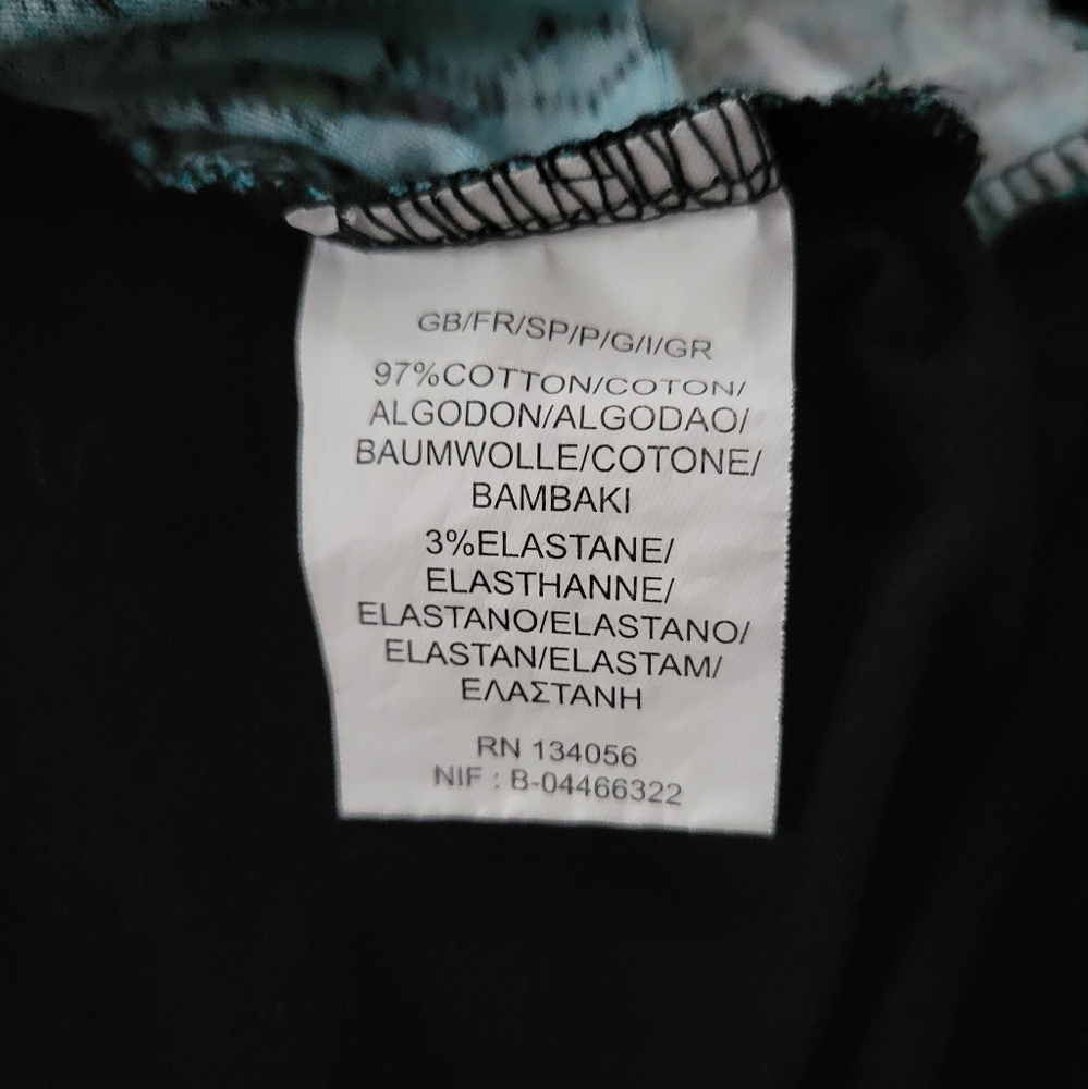 Rare! Unique Teal Patchwork Halter Top - image 4